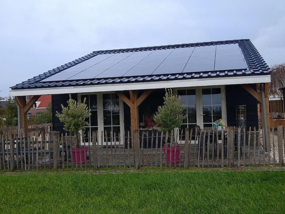 Wellness Chalet Met Jacuzzi, Sauna, Omheinde Tuin, Sint-Annaland Buitenkant foto