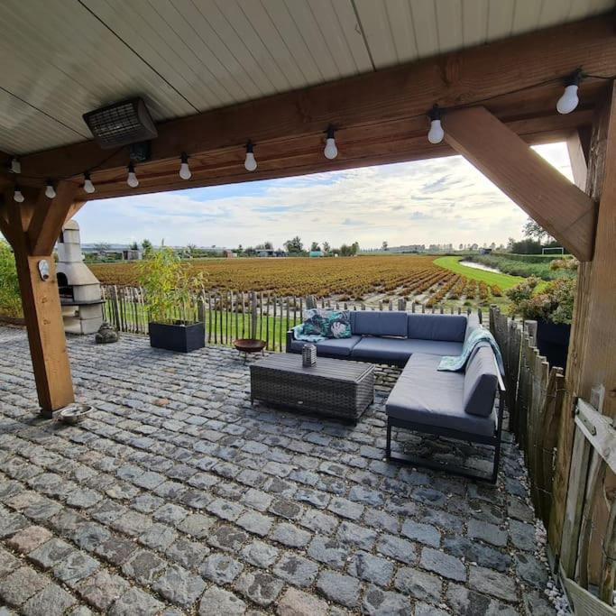 Wellness Chalet Met Jacuzzi, Sauna, Omheinde Tuin, Sint-Annaland Buitenkant foto